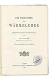 MACH, ERNST. Die Mechanik.  1883 + Die Principien der Wärmelehre.  1896